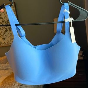 NWT Aerie Smoothez Wireless Bra Bralette Blue